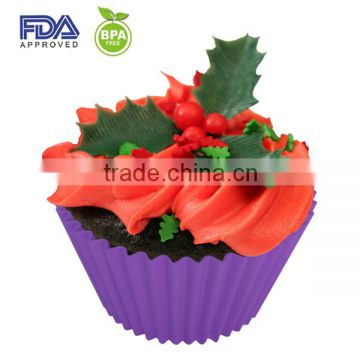 Baking Silicone Cups Soft Round Cupcake Liners