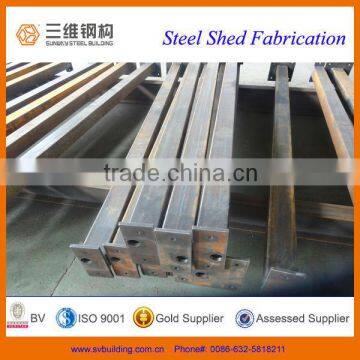 Professional design structural steel frame /construction steel shed