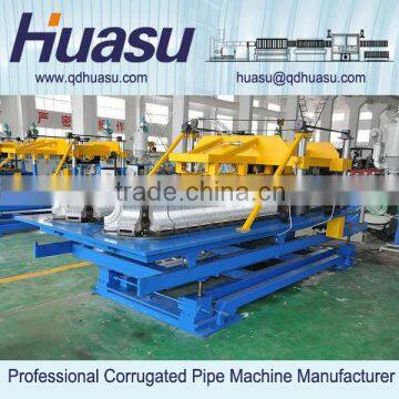 PE PP Single Wall Pipe Line Corrugated Tube Machine