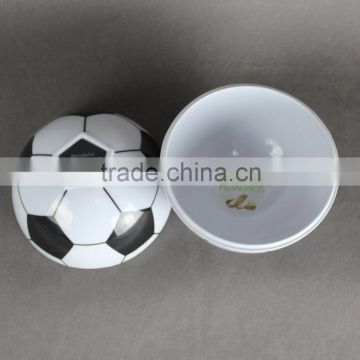 5 inch melamine football bowl