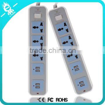2015 newest wholesale brand designed high quality dual usb UK power strip