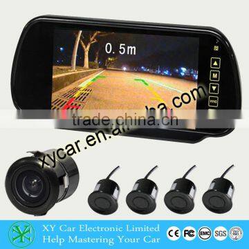 12v Car Rearview Mirror With Car Video Parking Sensor and CMOS Camera (XY-2017AV) photo-4