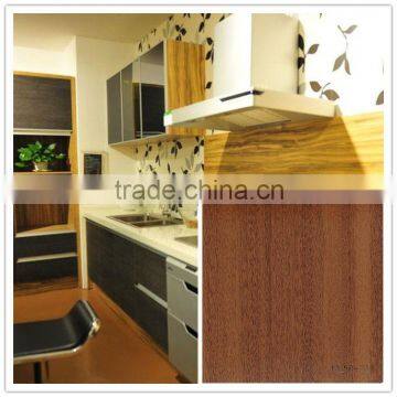 woodgrain matte decoative pvc membrane film for door