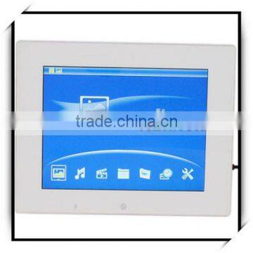 Hotsale 8 Inch Wide Screen Imitate For GADMEI LCD Digital Photo Frame White photo-6