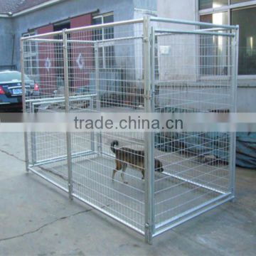 High quality used galvanized / powder coated wire mesh fencing dog kennel