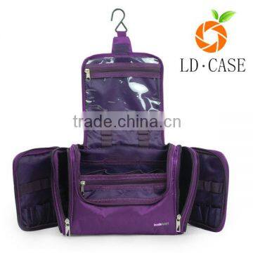 Canva toiletry bag for travel Square Shape women make-up bags