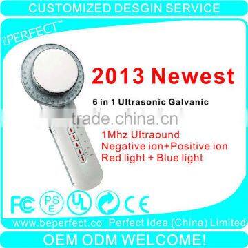 2013 Newest 6 in 1 Ultrasonic Photon Galvanic Body Building Device