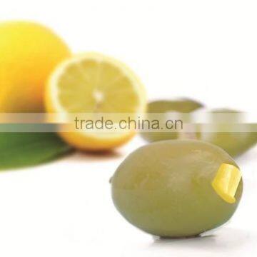 Stuffed Green Olives With Lemon. Top Quality 100% Tunisian Olives.Stuffed Olives With Lemon, Table Olives. 370 ml Glass Jar photo-4