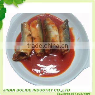 canned mackerel fish in tomato sauce