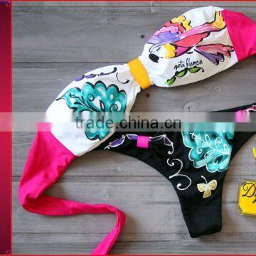 Wholesale Special Colorful Fashion Sexy Woman Swimsuit 2017