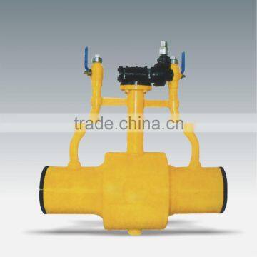 Natural gas pipeline use large-caliber fully welded ball valve