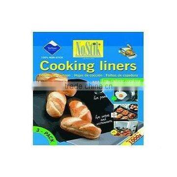 Non-stick oven liners oven liner mat glass fibre cloth with PTFE coating BBQ liner mat