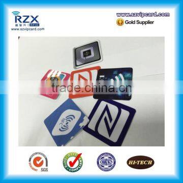 offset printing 13.56mhz rfid nfc sticker label