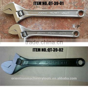 24" adjustable wrench with chrome plated