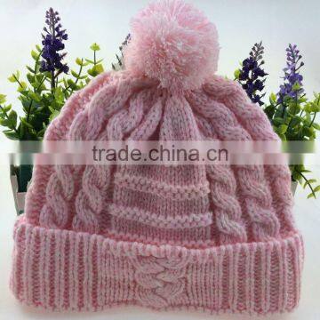 2015 Fashionable Cable Knit Bluetooth Beanie Hat Manufacturer