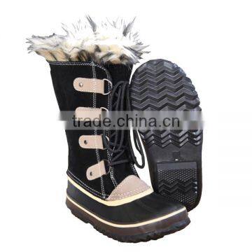 Winter Leather Upper and Rubber Sole Winter Boots