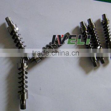 worm gear shaft for small worm gear drive