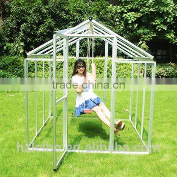 popular aluminum garden greenhouse that can withstand snow and wind