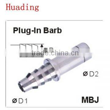 quick connect fitting , plug in barb air fitting , quick pneumatic fitting