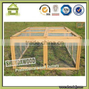 Wooden Rabbit Cage Fence Enclosure photo-3