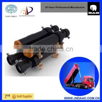 Indonesia market HYVA type Front-end telescopic hydraulic cylinder for dump/tipper truck