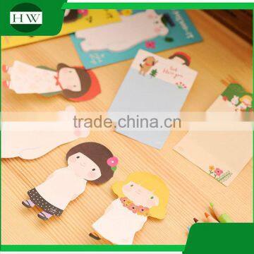 Promotional Wholesale Office Stationery Mini Portable Cartoon Gracebell Sticky Note photo-2