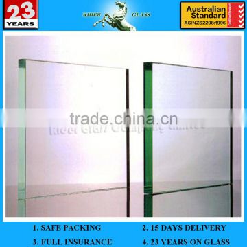 6.38-42.3mm Grey Tinted Laminated Glass Panel