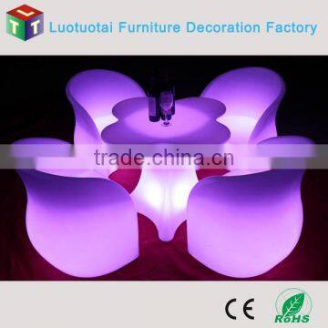 RGBW Color Change Battery Operated Illuminated Led Bar Table photo-2