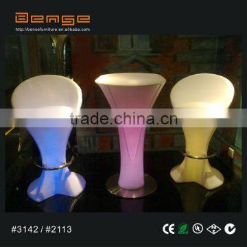 2013 Hot sales LED bar table with high bar chair