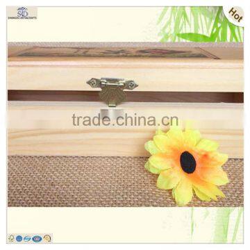 Heze co Chinese Printed Picture Wooden Tea Box photo-3