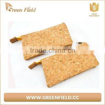 Eco Cork Pencil Bag Women Clutch Cork Pencil Case photo-3