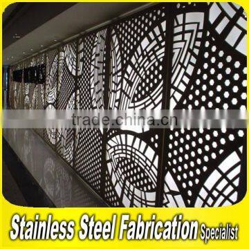 Customed Perporated Stainless Steel Sheet Exterior Wall Decorative Panel