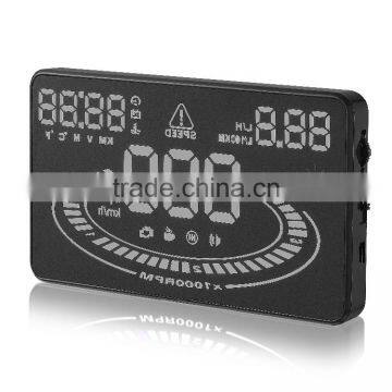 OBD2 Car Multi-color New HUD Head Up Display System 5.5 Inch HUD E300 Display Local Time photo-4