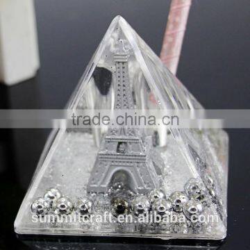 Pyramid Shape Unique Eiffel Tower Pen Holder Premium Gift photo-5