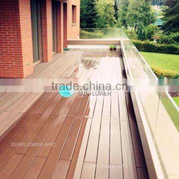 High Quality Engineered WPC Composite Decking, Hollow Waterproof WPC Decking, photo-2
