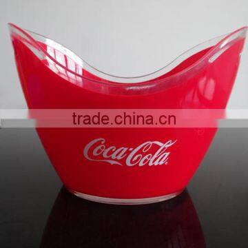 Supply Good Quality Acrylic Plastic Beer Vodka Champagne Ice Bucket Coolers photo-2