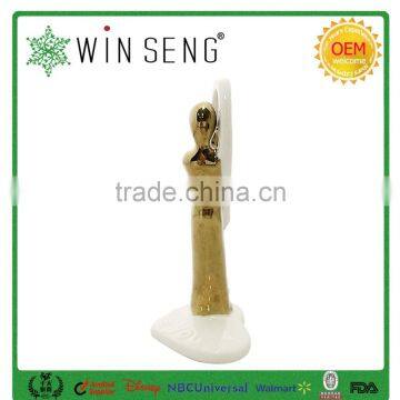 Lover Dancing Heart Shaped Ceramic Wedding Decoration photo-3