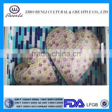 Customized Glass Hanging Silver Mirrored Mosaic Heart photo-3