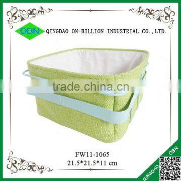 Stainless steel stand fabric bread basket for sale