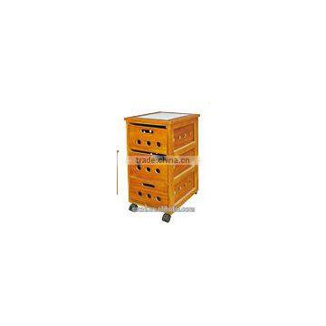 High Quality Movable Cheap Wooden Cabinets With Drawers photo-3