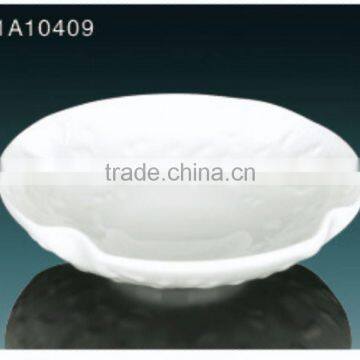 2014 Hot Sale White Porcelain Salad Bowl