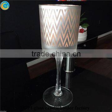 Old Blue Mason Jars for Sale Black Mercury Glass Stemmed Candle Holders photo-3