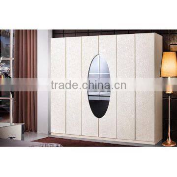Modern Design Gloss White Lacquer Wardrobe, Contemporary Bedroom Wardrobe Designs , Cheap Bedroom Wall Wardrobe Design LV-F801 photo-2