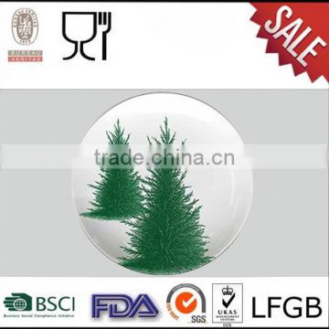 Melamine Dinner Plates With Tree Printing