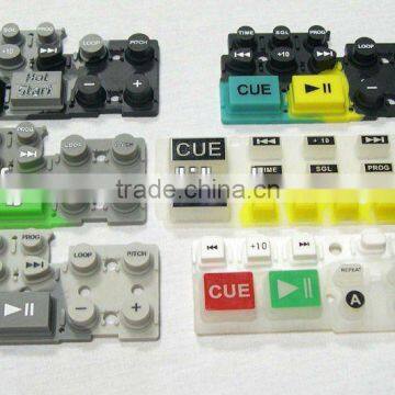 different kinds of silicone rubber keypad