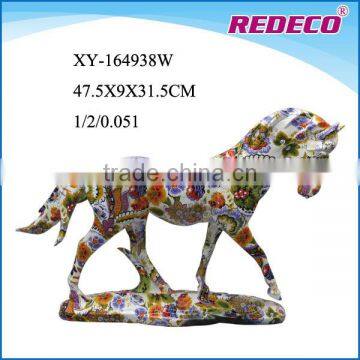 Hot Sale Colorful Custom Resin Horse Figurine