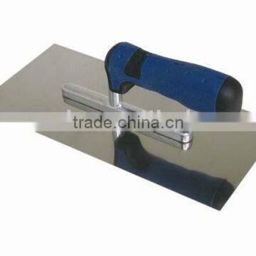 Stainless steel trowels with Soft TPR Grip, (building tool)