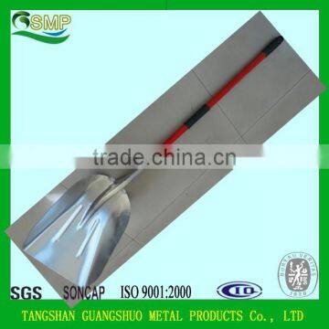 long fiberglass handle Spade & Shovel with round blade