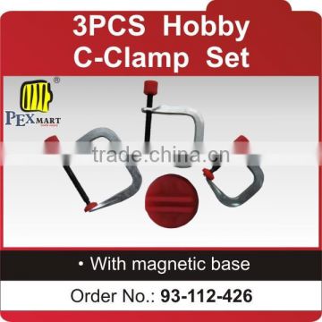 3pcs hobby c-clamp set