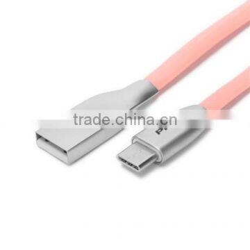 TYPE-C Kirsite USB connector TPE material Charging Data Sync Cable 1000mm